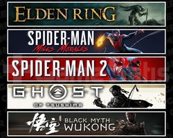 Elden +Miles +Spider 2 +Tsushima +Wukong