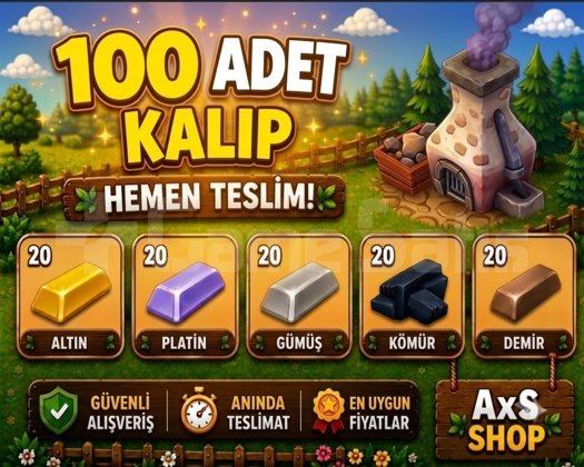 100 Adet Karışık Kalıp ANINDA TESLİMAT