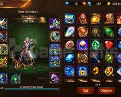 AVRUPA SUNUCUSU SERVER 226 İLK 10 OKÇU HESAP ACİL!