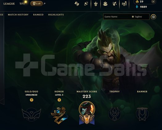 TR 232 Kostüm 150 Şampiyon Unranked Hesap