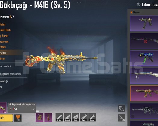 52 koleksiyon PUBG hesabı