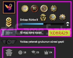 FACEİT+ 7 MADALYA 322 WİN 881 SAAT SEÇKİN