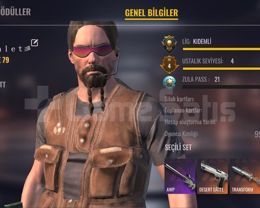 80 SEVİYE ZULA MOBİLE HESABI