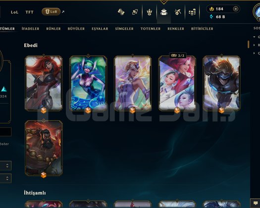 702 KOSTÜM 68K ÖZ 744 LVL EFSANE DOLU MAİL HESAP