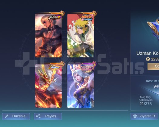 İçinde 2300 elmas bulunan maçsız gus k ve minato