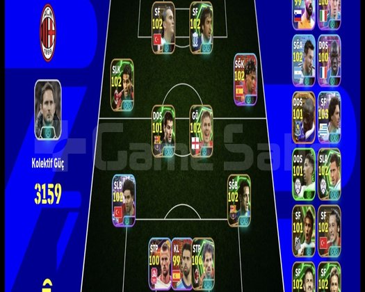 3159 KG UCUZ ORTA SEVİYE EFOOTBALL HESABI