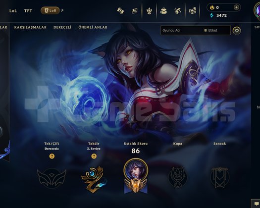 EUW Unranked | 5 Kostüm - 50 Hero | Ranked Ready