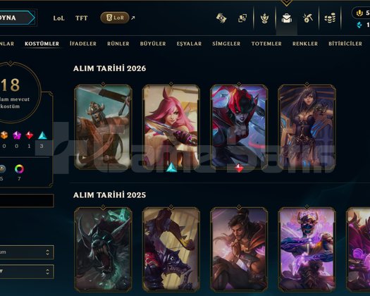 TR CHALLENGER +1700 LP +60 WR HESAP
