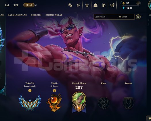 TR CHALLENGER +1700 LP +60 WR HESAP