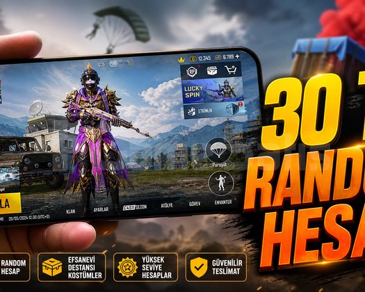 PUBG 30 TL Random Hesap - Şansını Dene!