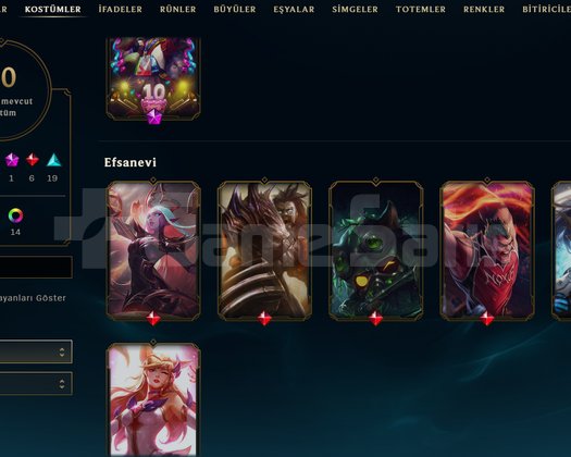 TR Gold 3 | 60 Kostüm - 124 Hero | LoL