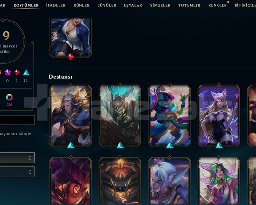 TR Platin 3 | 20 Kostüm - 149 Hero | LoL