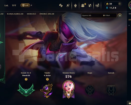 TR Platin 3 | 20 Kostüm - 149 Hero | LoL
