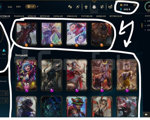 978 LEVEL / 435 SKİN / FUL HERO +MAİL +15K SATIŞ