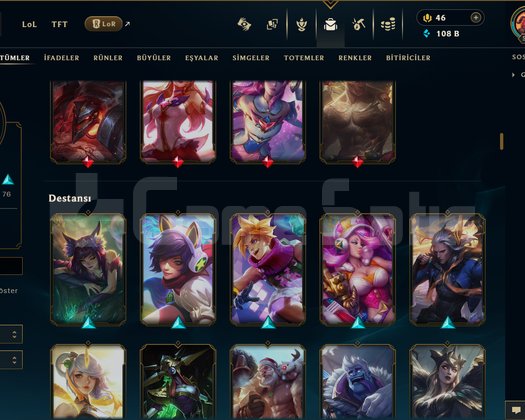 550 LEVEL / 211 SKİN / FUL HERO +MAİL +15K SATIŞ