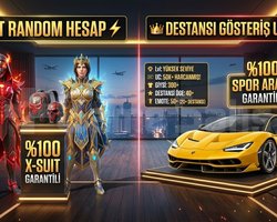 100 GARANTİLİ RANDOM HESAP! X-SUIT + SPOR ARABA