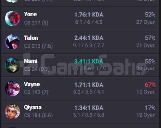 TR CHALLENGER ELO ACCOUNT HANDMADE HİGH LP