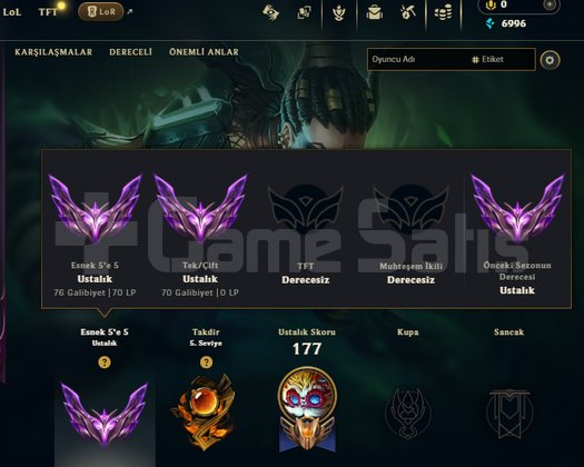 TR CHALLENGER ELO ACCOUNT HANDMADE HİGH LP