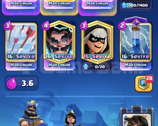 CLASH ROYALE SATILIK HESAP GÜVEN İÇİN WHATSAPP;