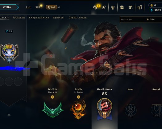 80 WİNRATE EUW HANDMADE EMERALD 4 +30 LP GAİN