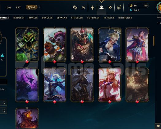 EUW | 106 SKİN | ZÜMRÜT 4