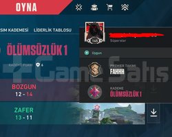 IMMORTAL 1 BOL SKINLI ÇOK UCUZ KURTARMABİLGİTESLİM