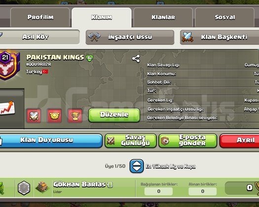 21 lvl en uygun klan