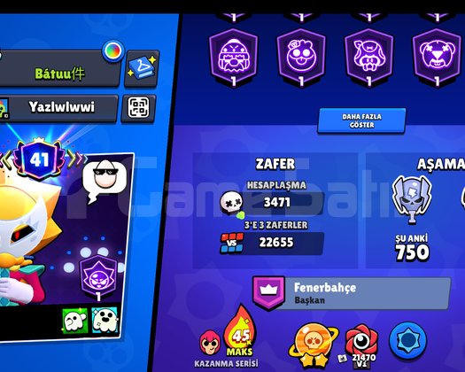 brawl stars 80k kupa hesap