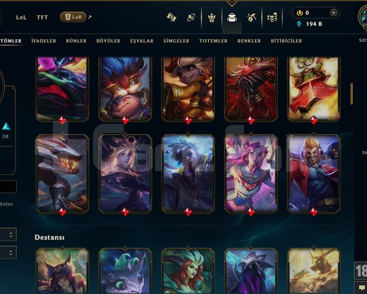271 LVL + 115 KOSTÜM + 172 HERO + MAİL + TEL!
