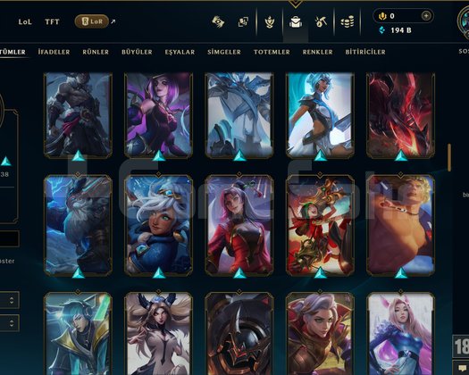 271 LVL + 115 KOSTÜM + 172 HERO + MAİL + TEL!