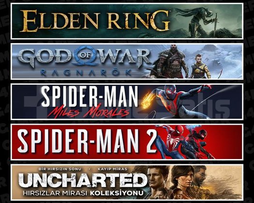 Elden +Ragnarök +Miles +Spider 2 +Uncharted