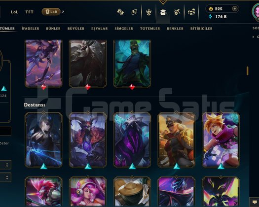 572 LEVEL / 204 SKİN / FUL HERO +MAİL +15K SATIŞ