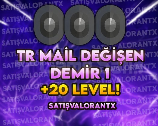 TR - DEMİR 1 - MAİL DEĞİŞEN - ULTRA DÜŞÜK MMR!