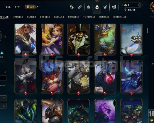 742 LVL + 288 KOSTÜM + 161 HERO + MAİL + TEL!