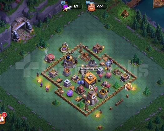 TH13 | Kral 50 - Kraliçe 49 | 1377 Gem | MAX +MAX