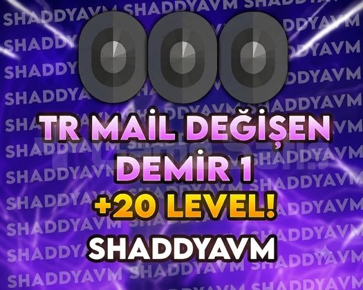 TR - MAİL DEĞİŞEN - DEMİR 1 - ULTRA DÜŞÜK MMR!