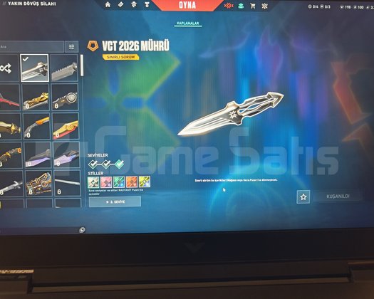 GOLD3 VCT BIÇAKLI HESAP