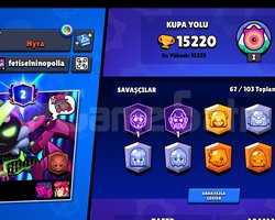15K 67 karakter NADİR SKİNLİ HESAP