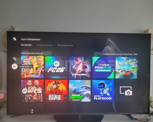 Satlık Konsol E futbol ve oyun hesabi