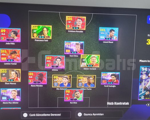 Konsol E footbal hesabi
