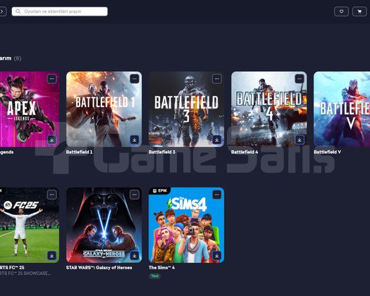 Battlefield Serisi İçeren EA App Hesabı