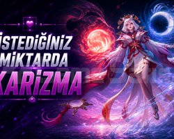İSTEDİĞİNİZ MİKTARDA KARİZMA PUANI GÖNDERİM