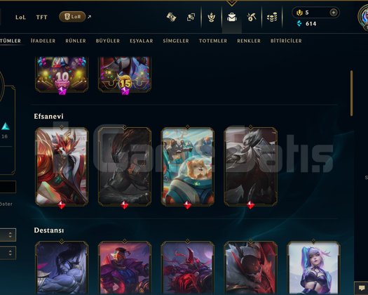 LOL - TFT - WR HESAP TEK MAİL UCUZA