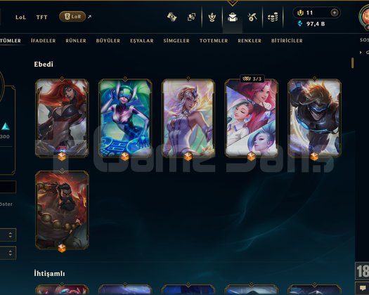 785 KOSTÜM 97K ÖZ UNRANKED EFSANE DOLU MAİL HESAP