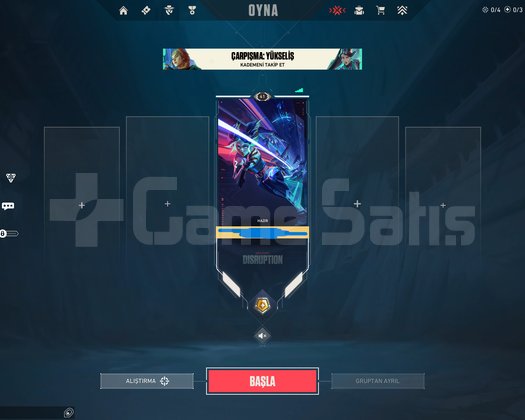 VALORANT SMURF ACC YÜKSEK MMR