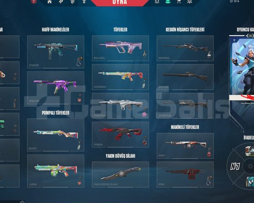 Yücelik az ama öz skinli valo hesabı