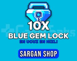 EN UCUZ - EN HIZLI - 10x Blue Gem Lock