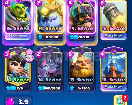10700kupa clash royale hesabı