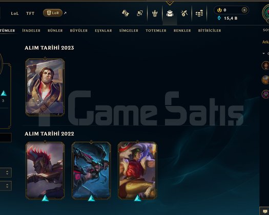 EUW - 40 LVL UNRANKED RANK KASMALIK 6 SKINLI