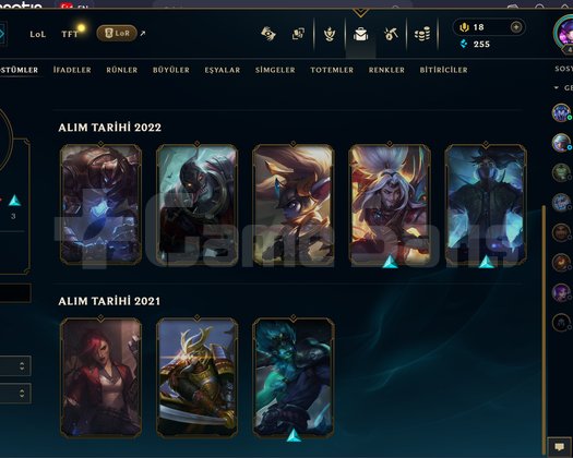 TR - LVL 43 - 9 SKINLI RANK KASMALIK HESAP!